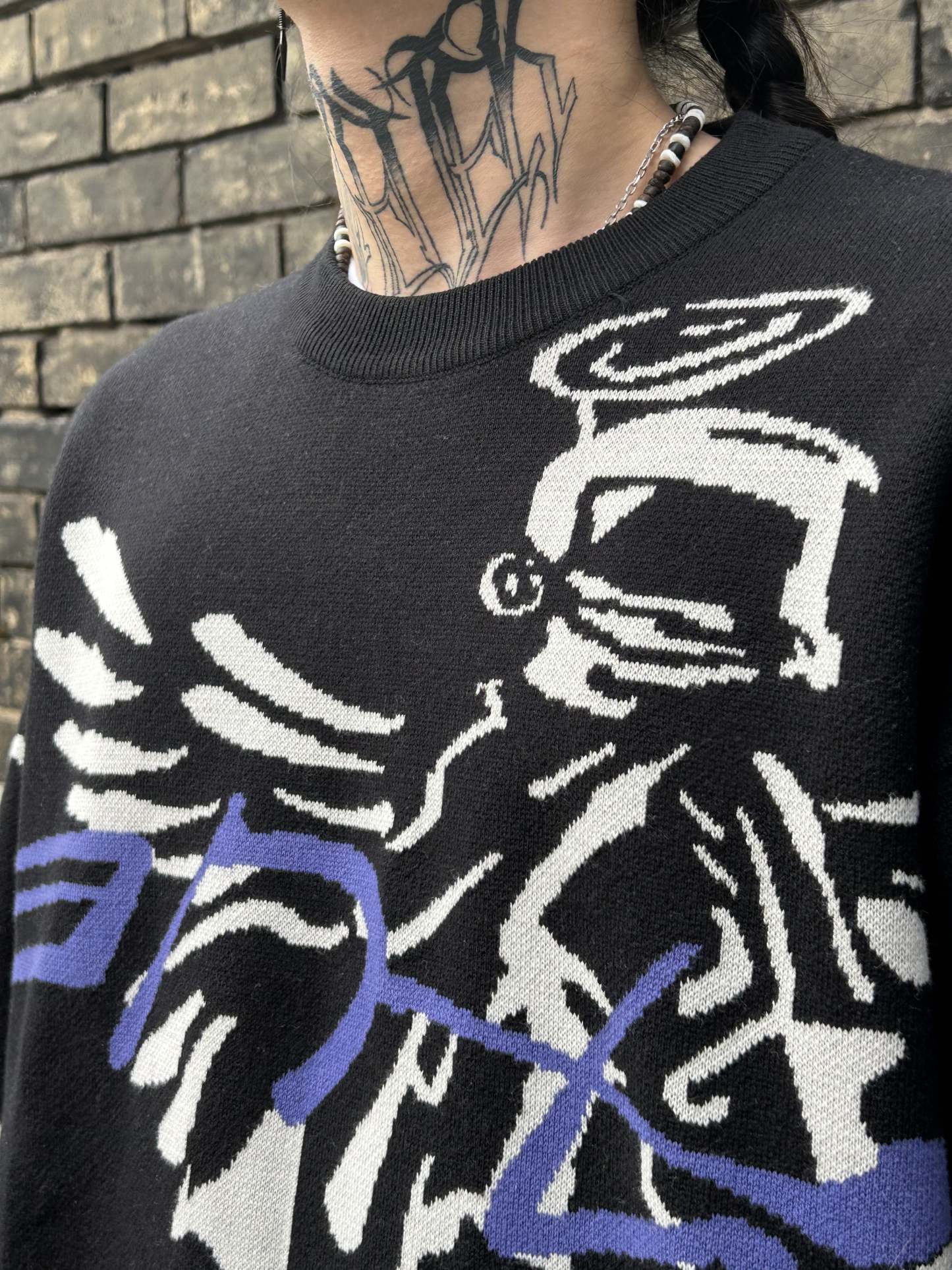 "Revival" Knit Black