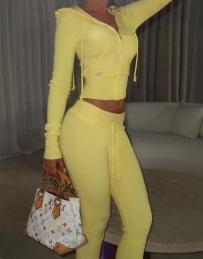 Lemon Drop Soft Knit Set