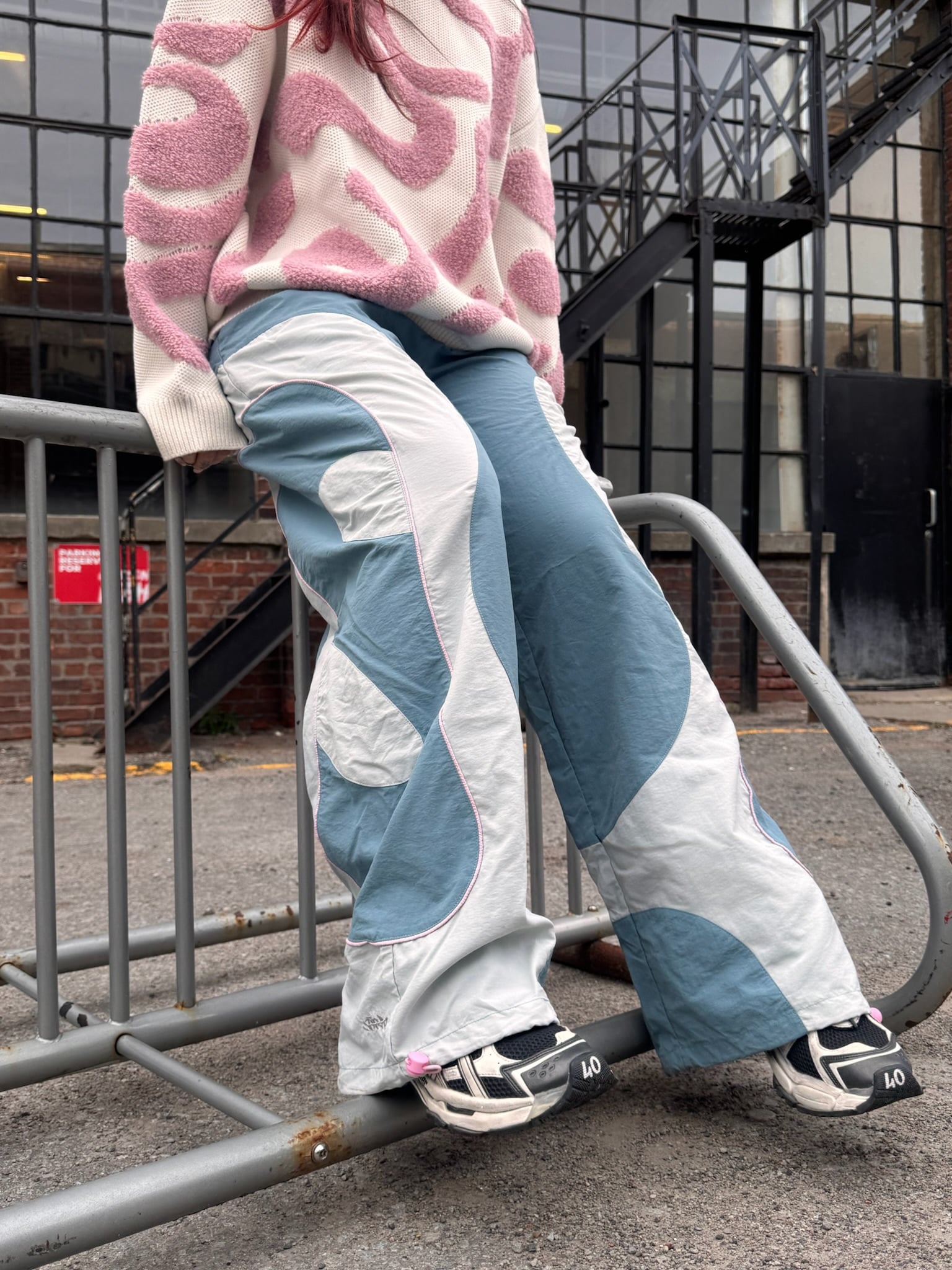 "WHY ME?" Parachute Pants