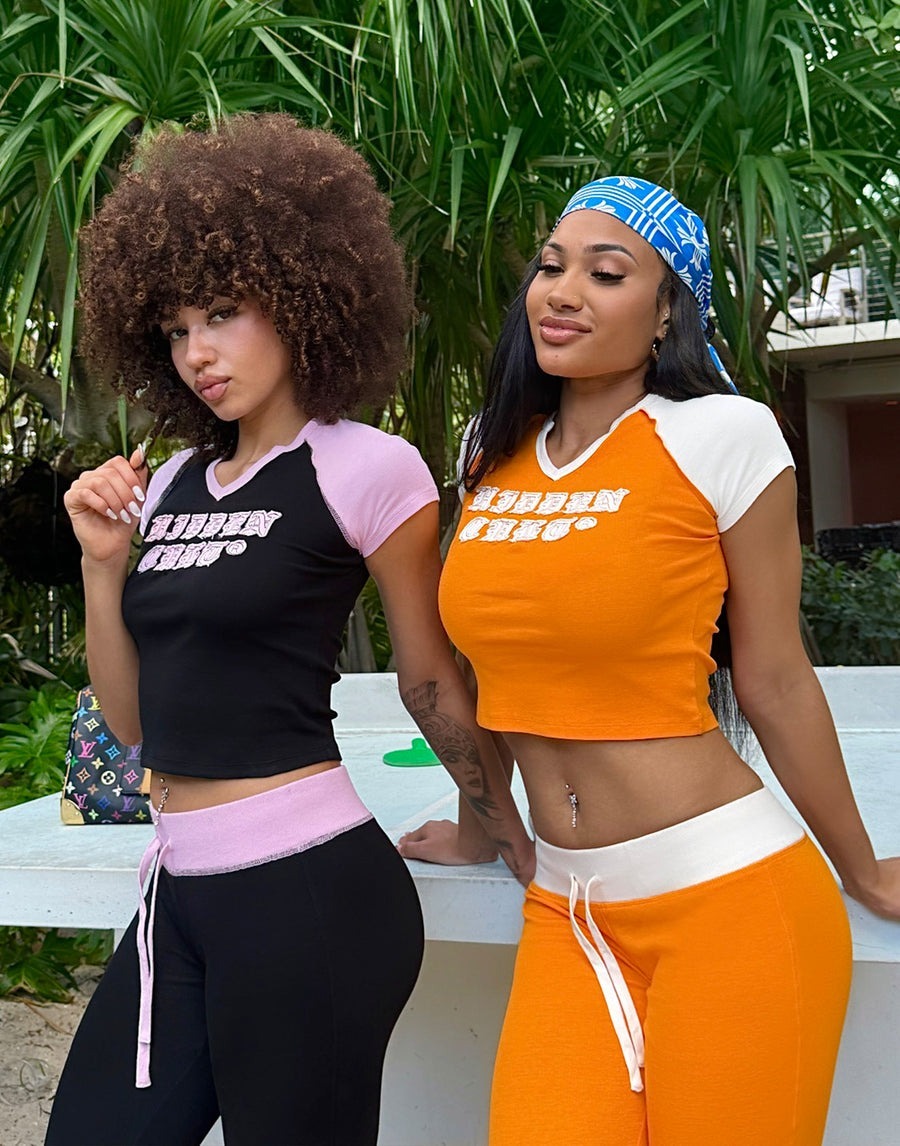 HIDDEN CULT? Licorice Raglan Set