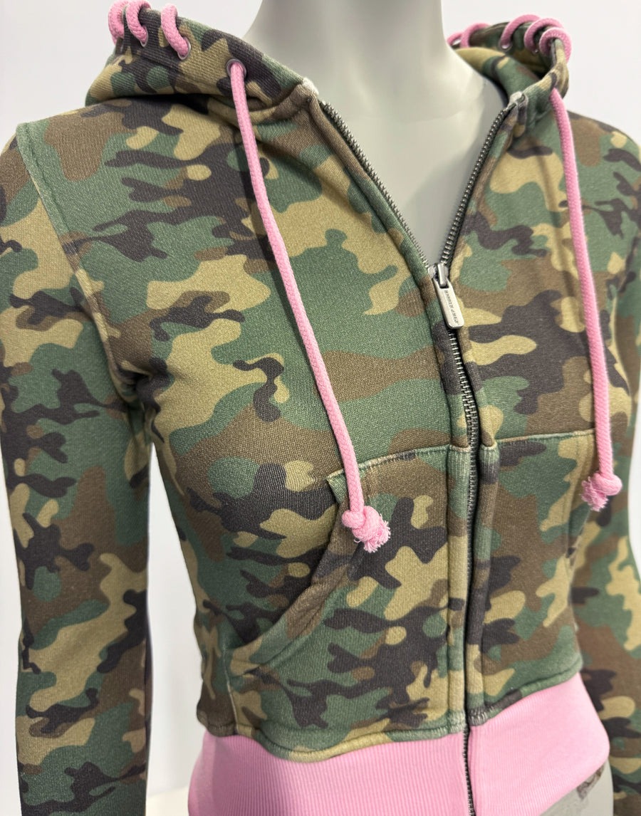 HIDDEN CULT? Inca Camo/Pink Zip Hoodie