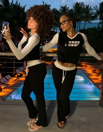 HIDDEN CULT? Monochrome Longsleeve Raglan Set