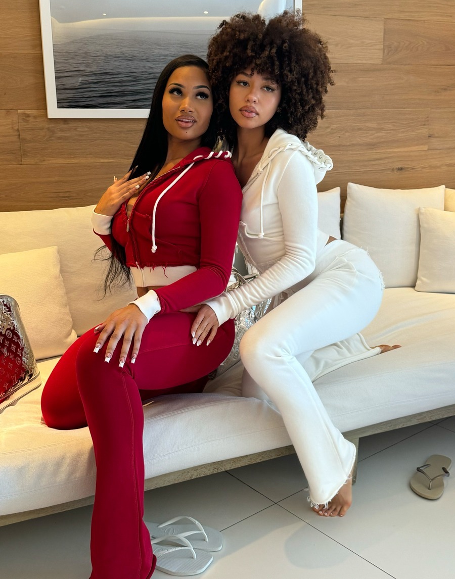 HIDDEN CULT? Inca Scarlet Zip Hoodie