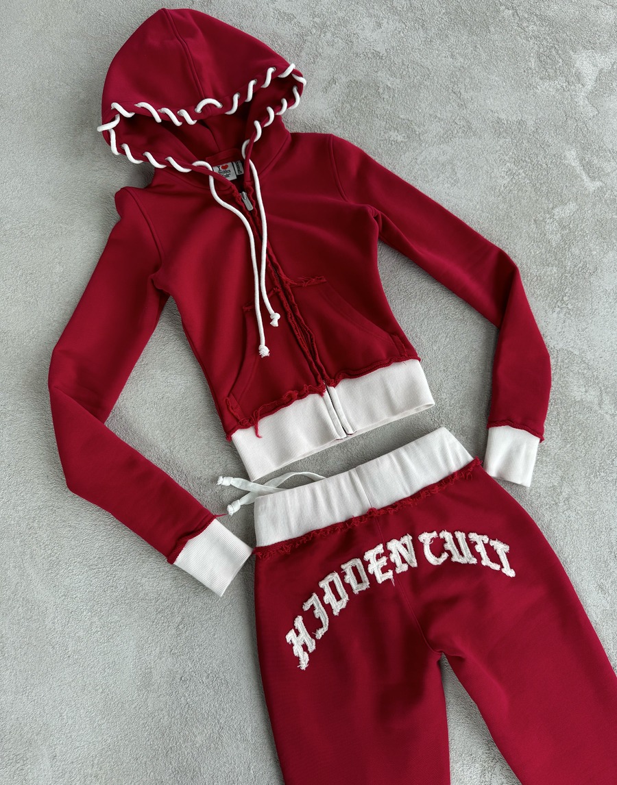 HIDDEN CULT? Inca Scarlet Zip Hoodie