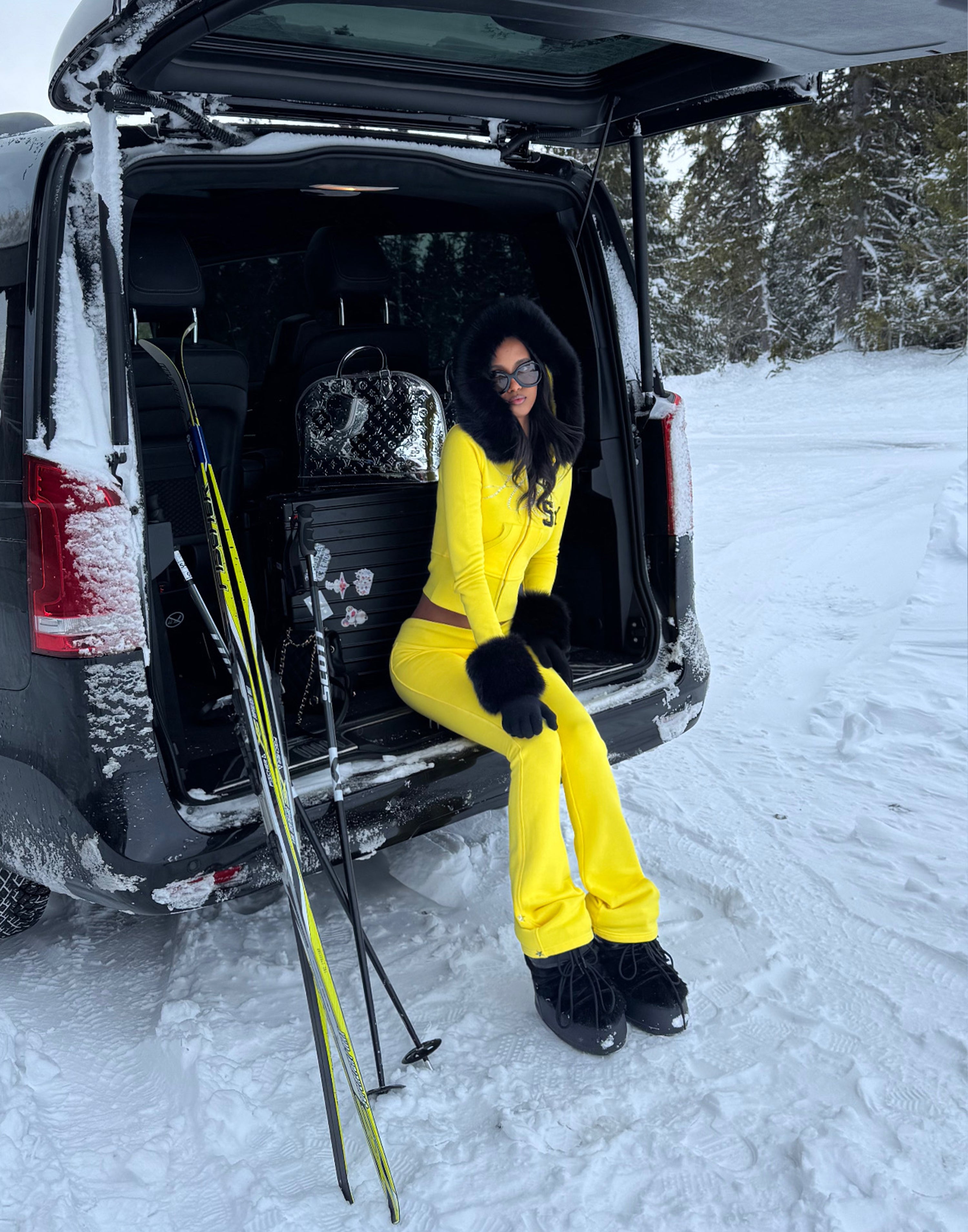 Nebula Blazing Yellow Zip Hoodie
