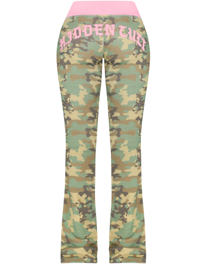 HIDDEN CULT Inca Camo/Pink Low Rise Pants