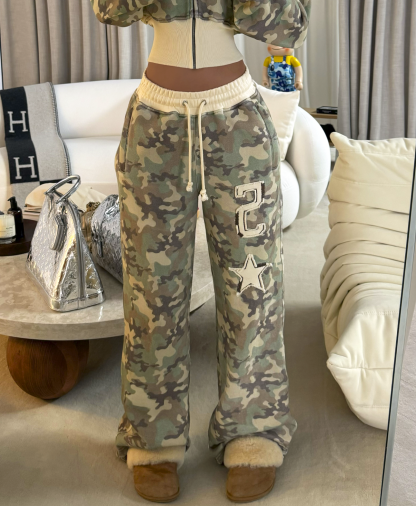 Camo Baggy Sweatpants