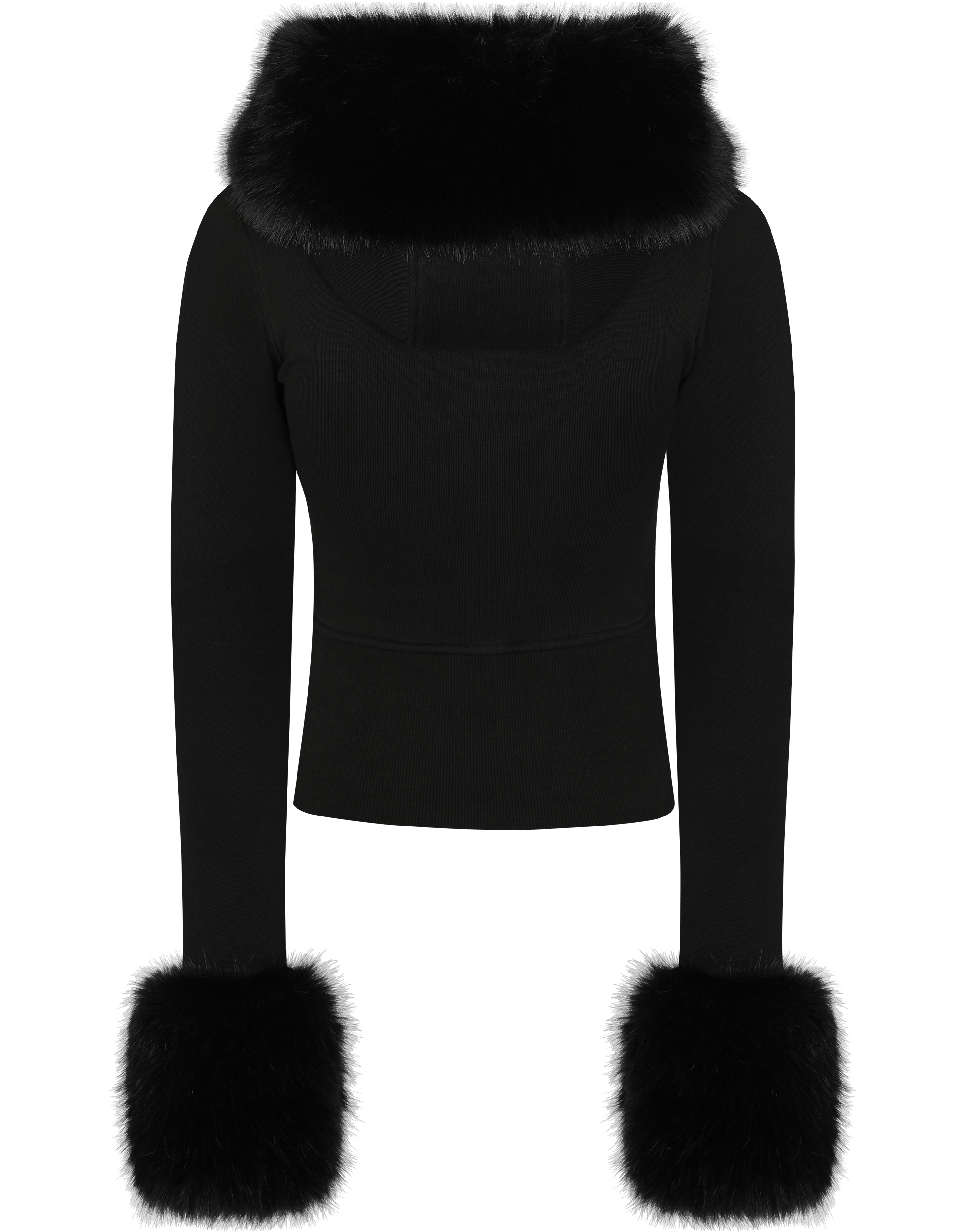 Nebula Jet Black Zip Hoodie