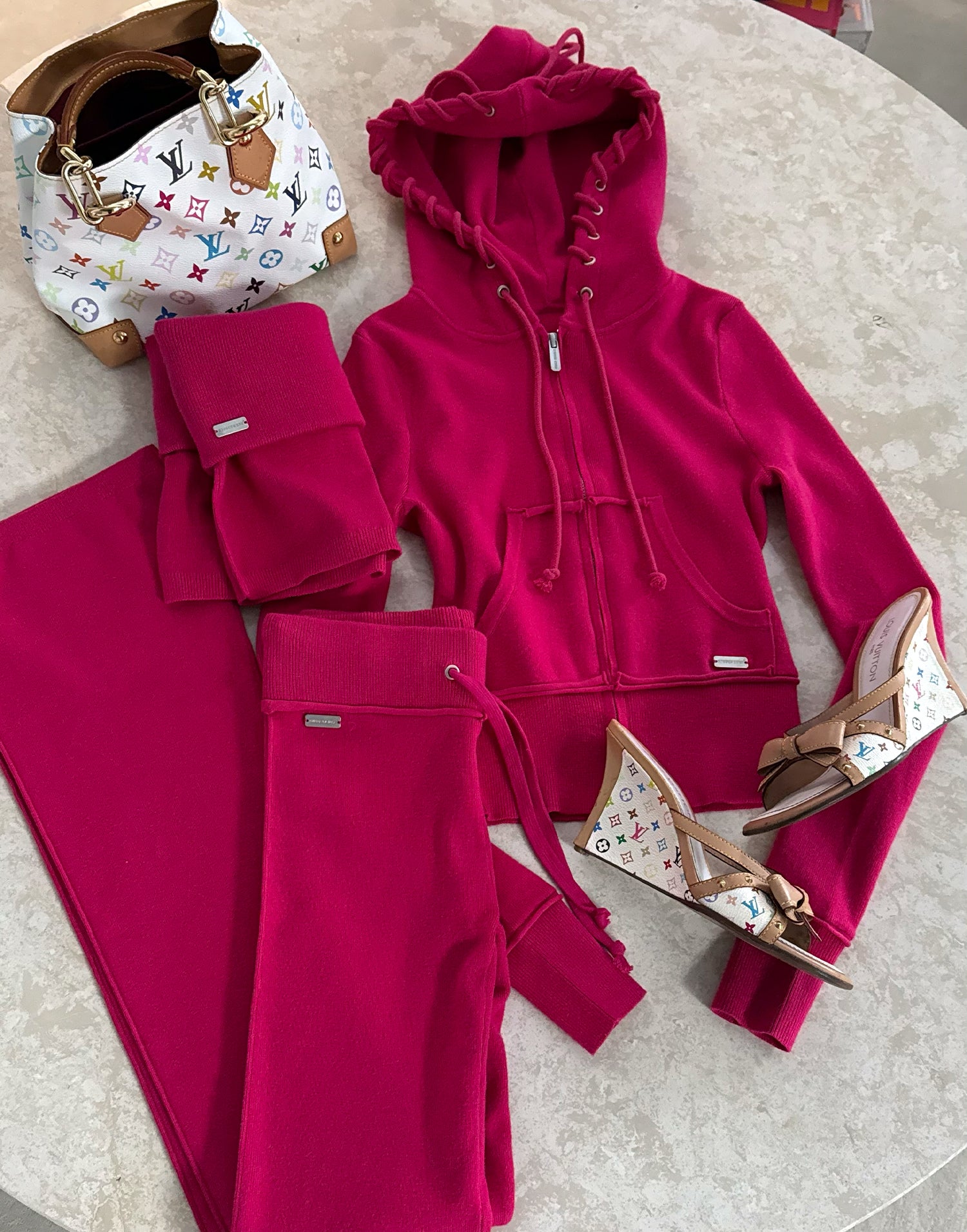 SIGN UP - Raspberry Soft Knit Set