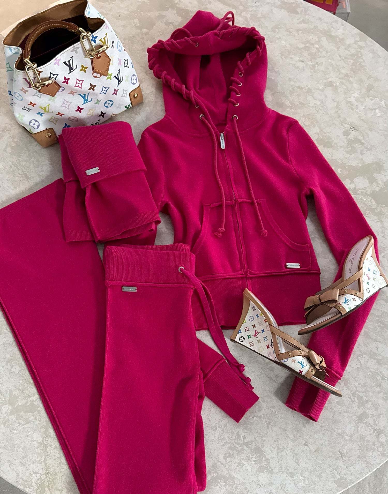 SIGN UP - Raspberry Soft Knit Set