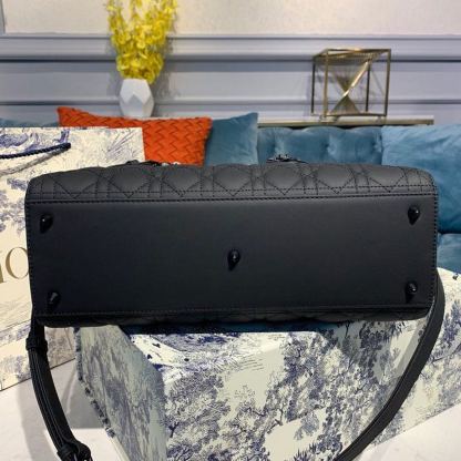 DI Large Lady Bag Black For Women 12.5in/32cm CD M0566SLOI_M989
