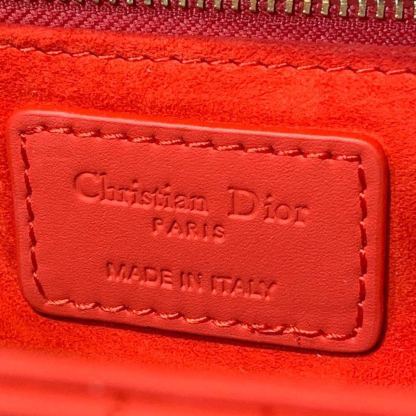 DI Medium Lady Bag Matte Hardware Red Ultramatte For Women 9.5in/24cm CD