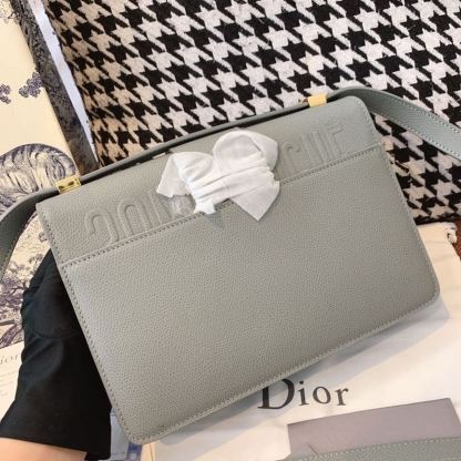 DI Medium 30 Montaigne Bag Blue-Gray Box For Women 24cm/9in CD