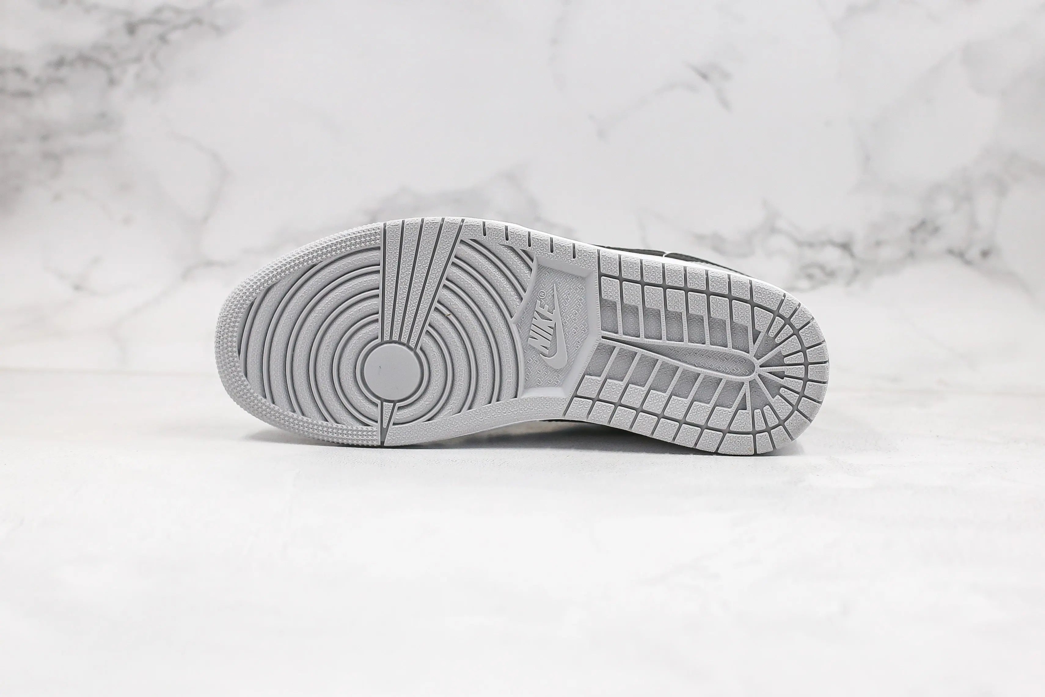 Designer Jordan 1 Mid “Light Smoke Grey” High Q ( Customs And Box ), Jordan 1 Sneakers FREE SHIPPING