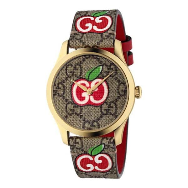 GUCCI G TIMELESS APPLE PRINT 38MM YA1264158