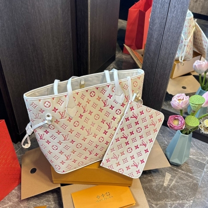 LV NEVERFULL MM SUNRISE AQUARELLE 32CM M47080