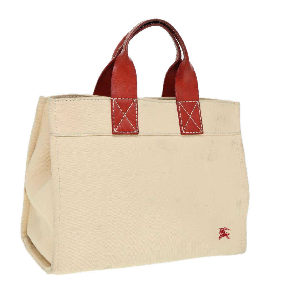 BURBERRY Blue Label Hand Bag Canvas Beige  bs15478