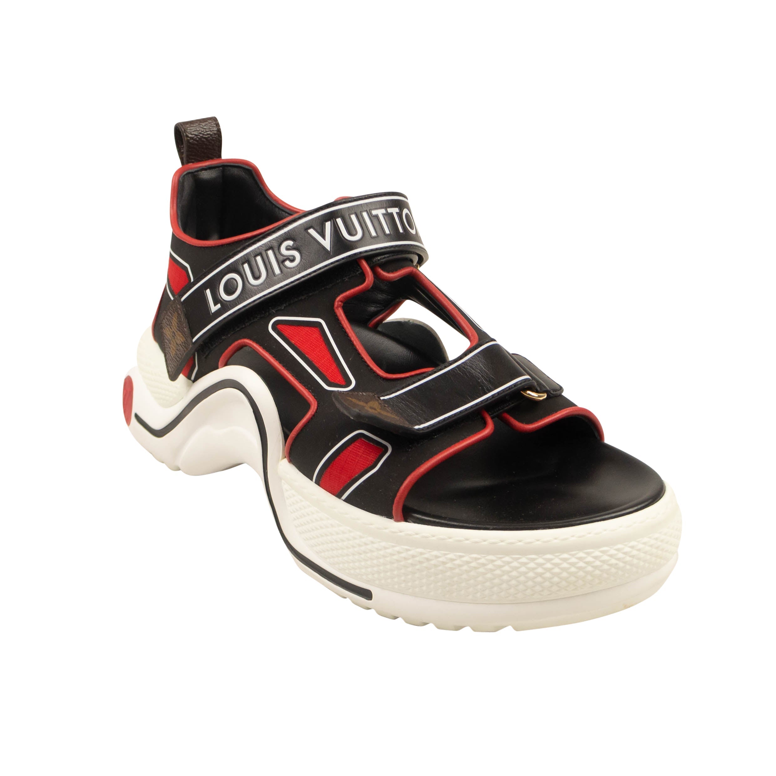 Black And Red Archlight Sandals