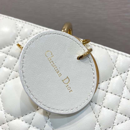 DI Lady D-Joy Bag, White Handbags, 26cm CD