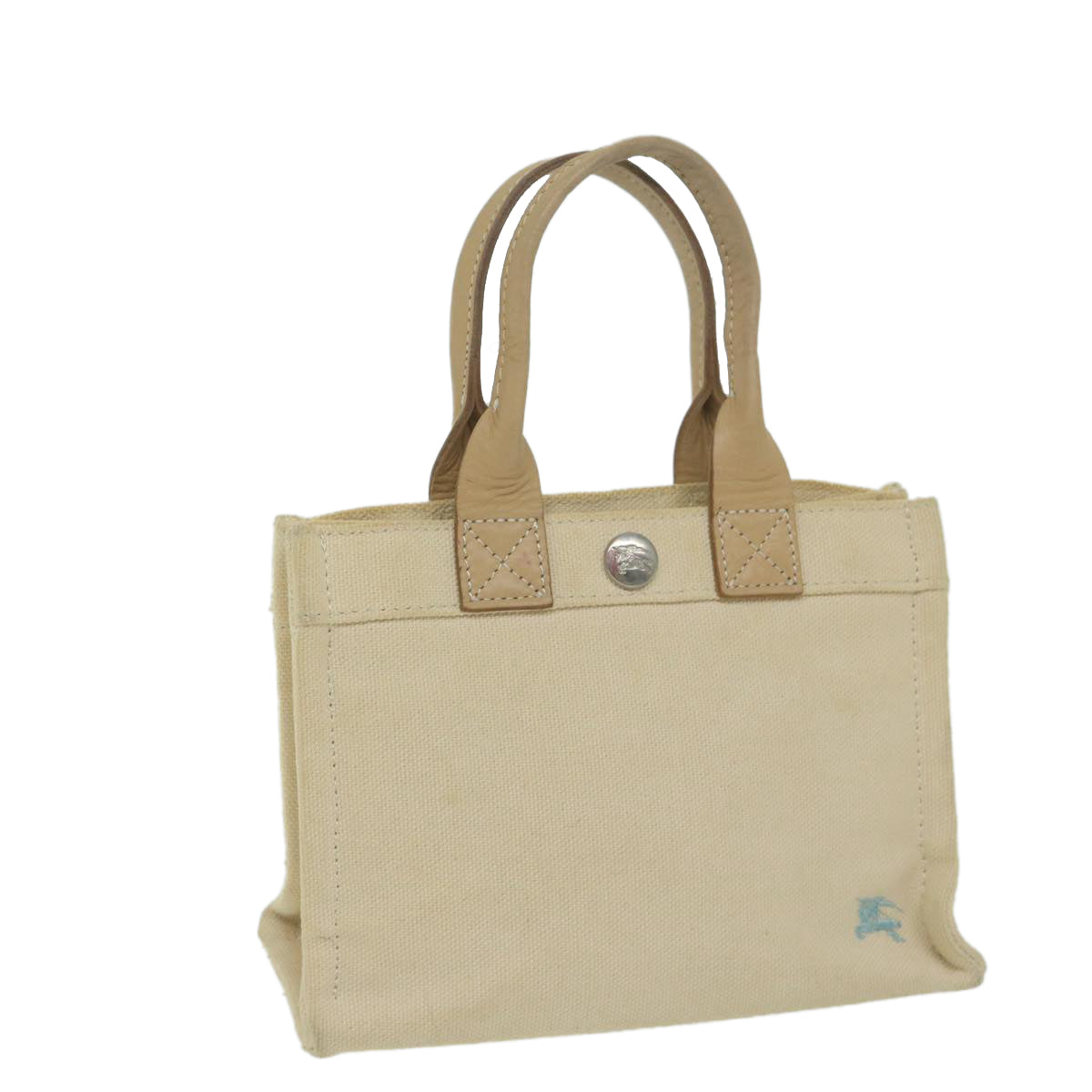 BURBERRY Blue Label Hand Bag Canvas Beige  ti1470