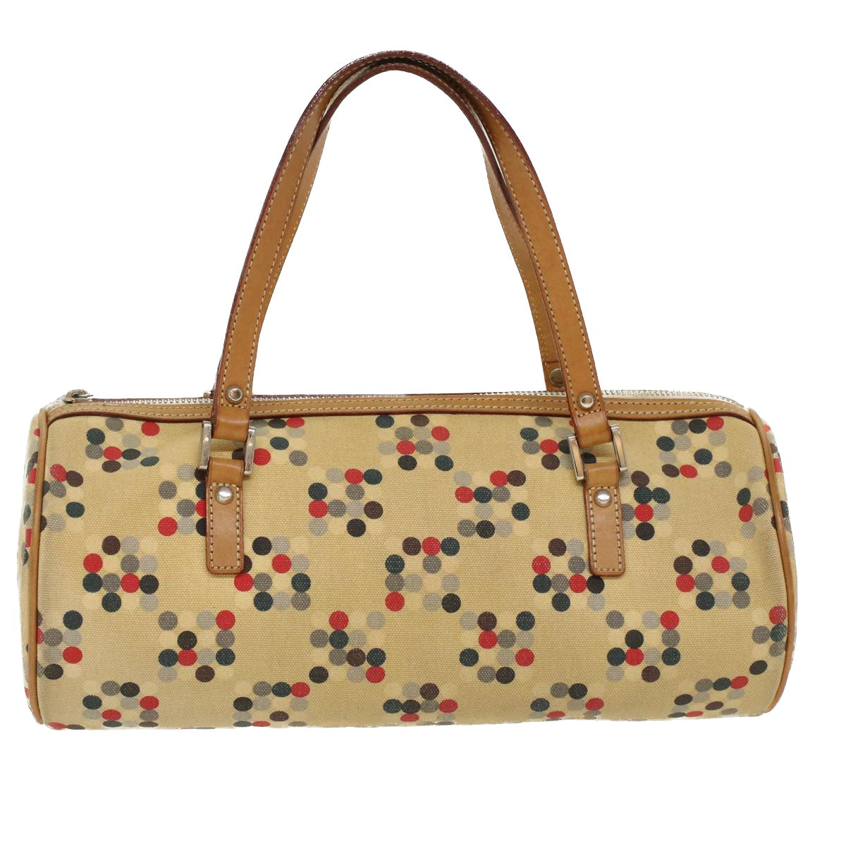 BURBERRY Blue Label Hand Bag Canvas Beige  yb250