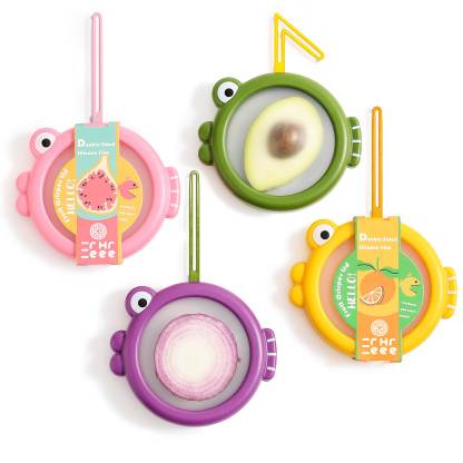 Fish-Shaped Design/Food Storage Containers for Avocado & Onion