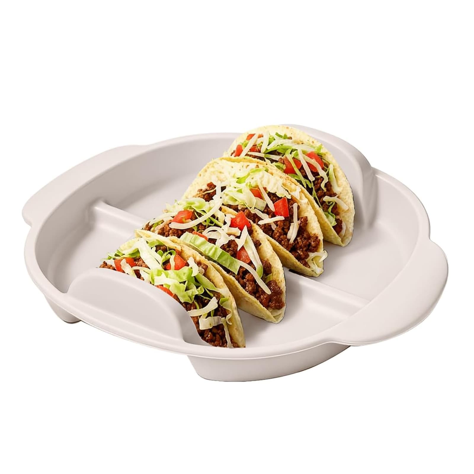 silicone taco stand set of 2 hard and soft shell taco holder