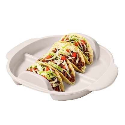 silicone taco stand set of 2 hard and soft shell taco holder