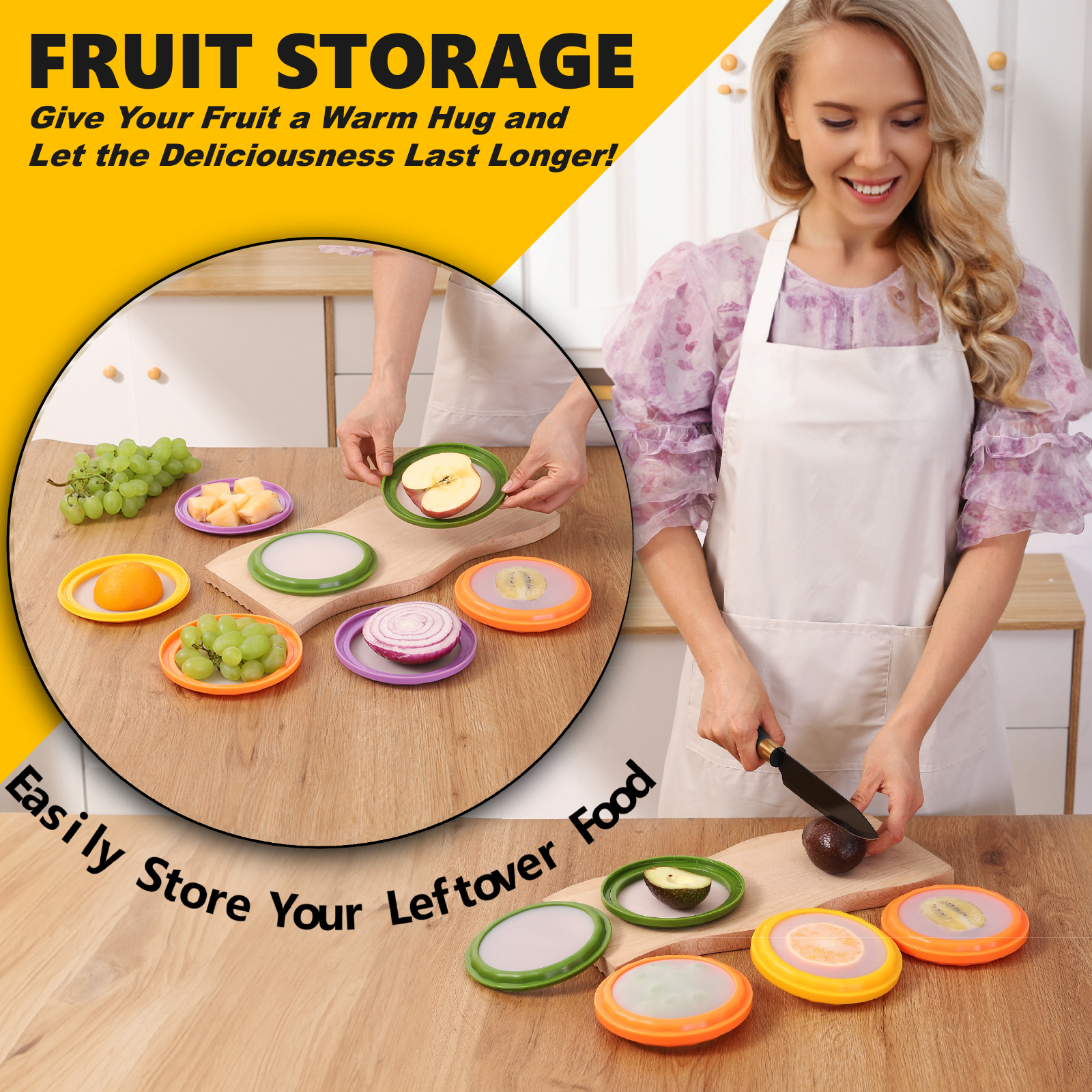 Avocado Saver and Onion Storage 