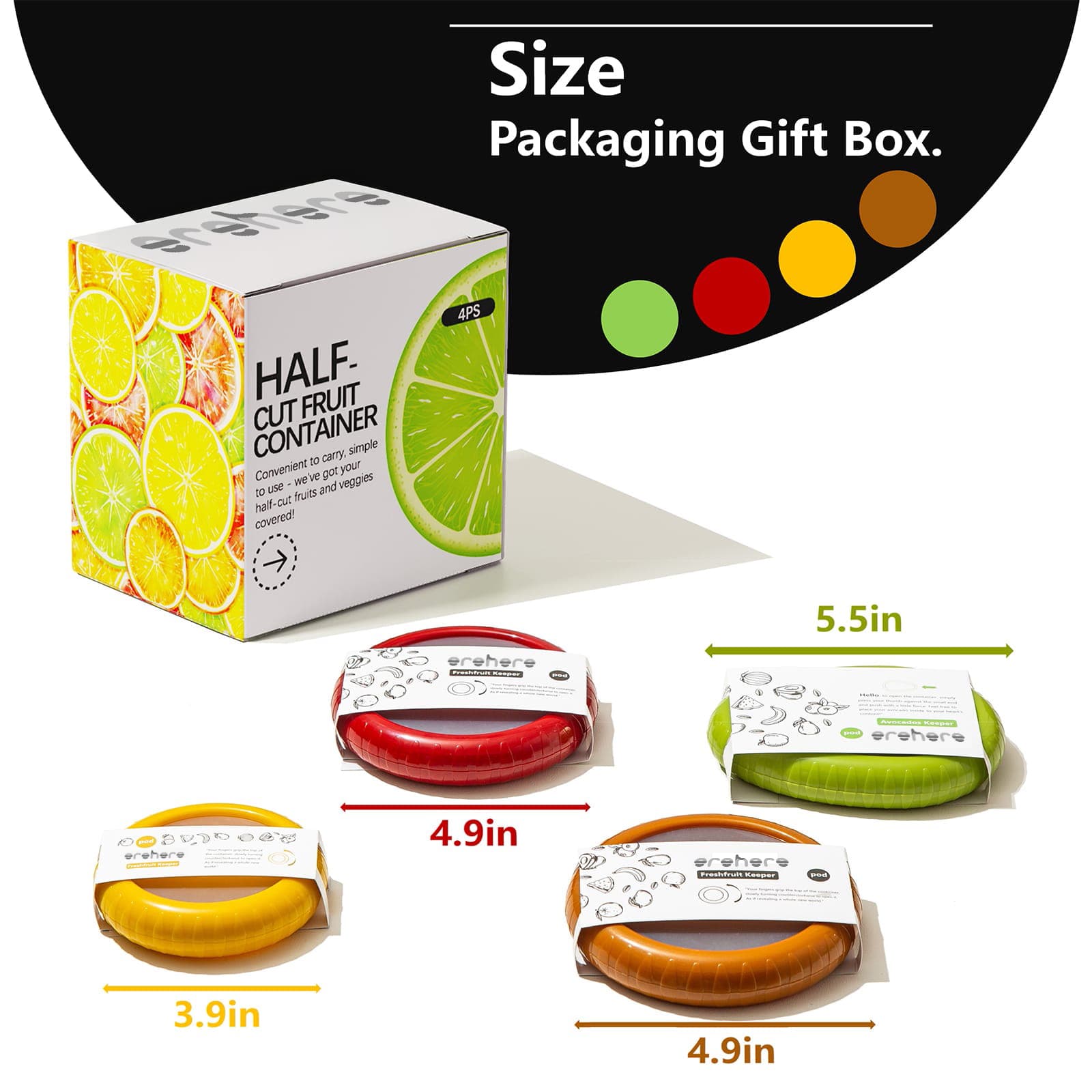 Avocado Saver and Tomato Holder