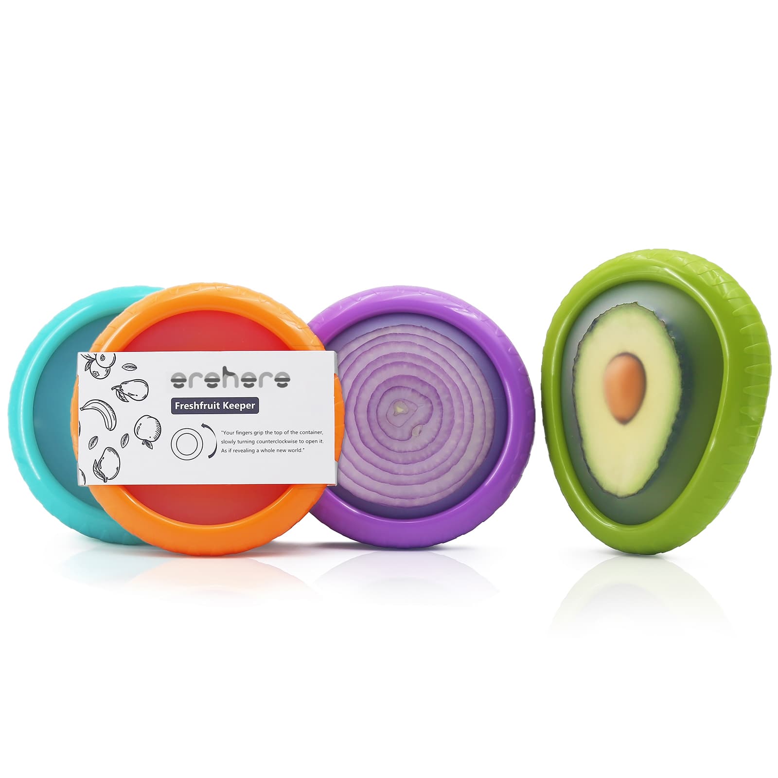 Avocado Saver & Onion Storage – 4-Pack