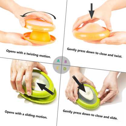 Avocado Saver & Onion Storage – 4-Pack