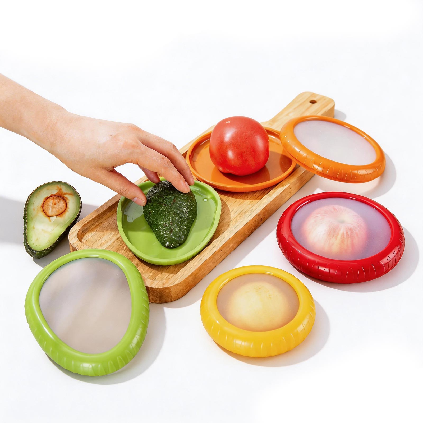 Avocado and Tomato Keeper – Airtight Produce Storage for Two