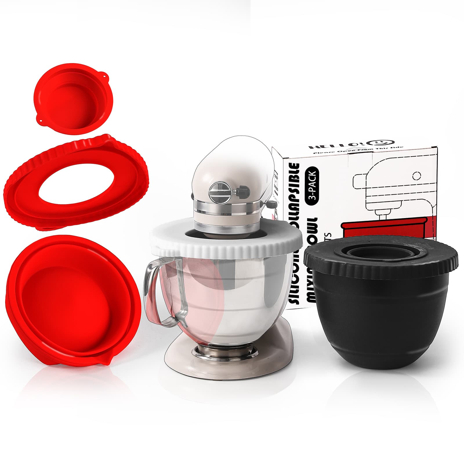 silicone bowl liners for kitchenaid 5 quart stand mixer