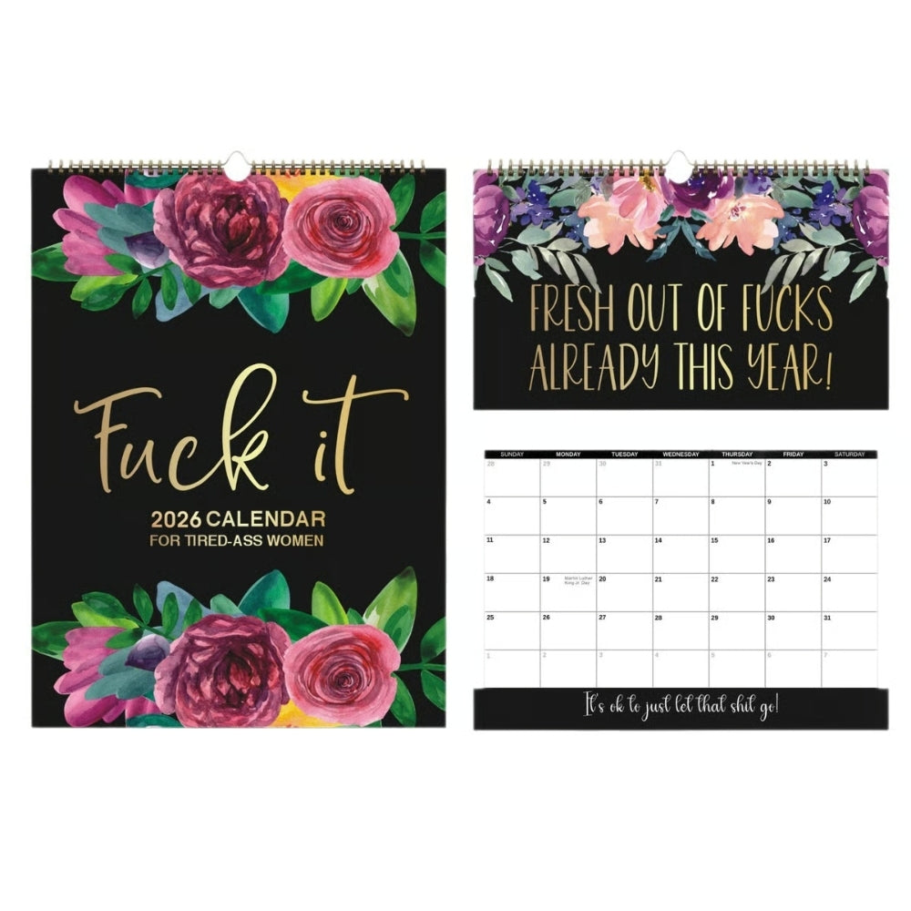 Fuck It Again – 2026 Calendar For Women Who’ve Had Enough