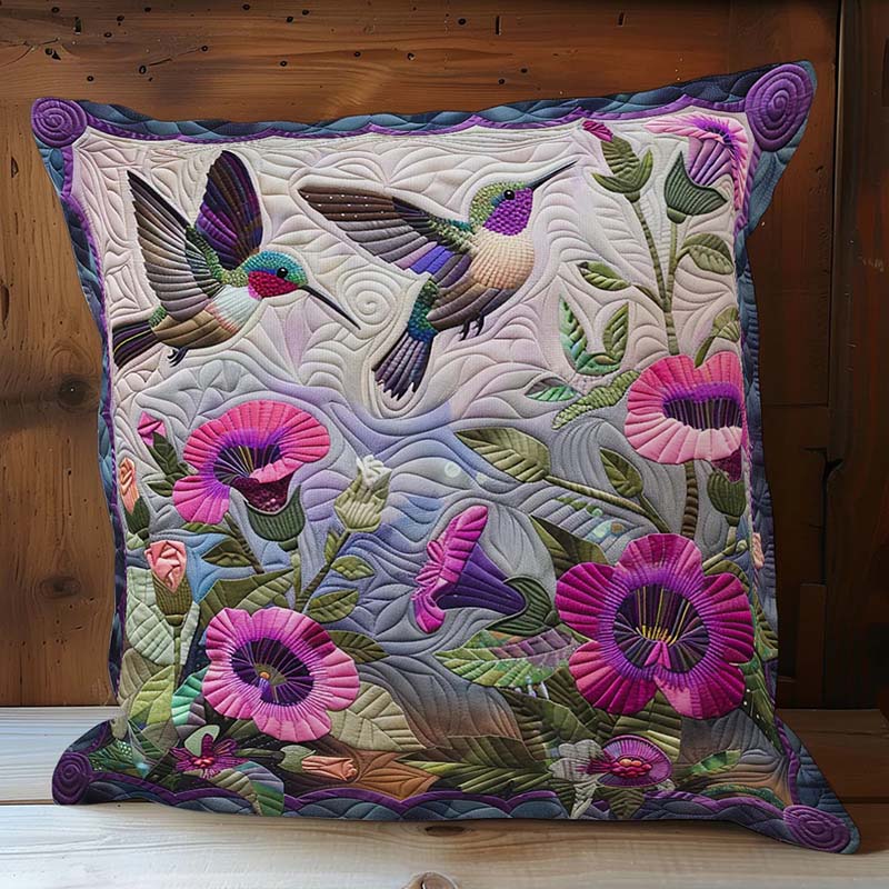 Hummingbirds D235 Pillow Case-Jolura