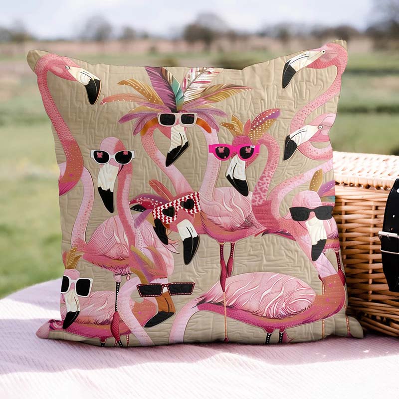 Tropical Delight Flamingo D232 Pillow Case-Jolura