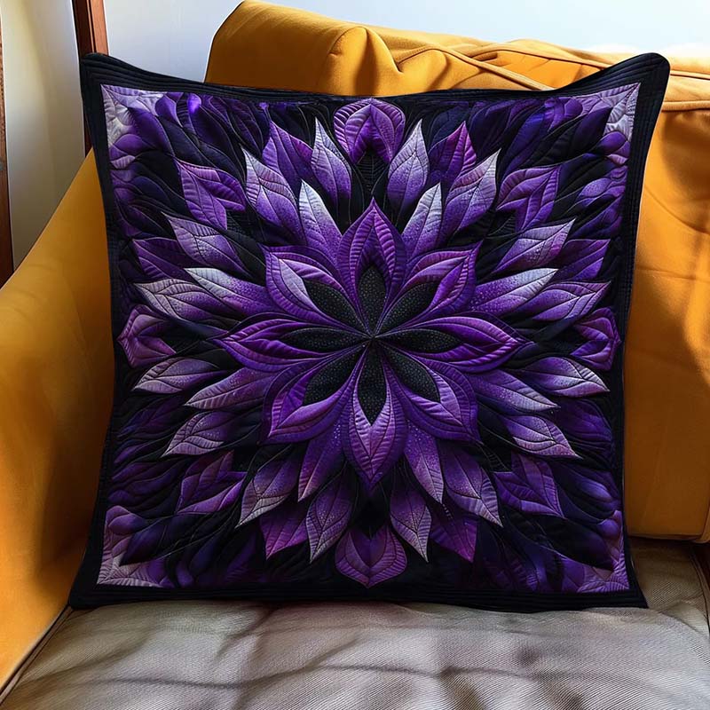Mystic Purple Bloom D238 Pillow Case-Jolura