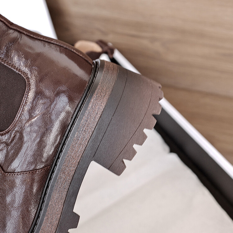 Diferel Fashionable women's warm thick-soled ankle boots