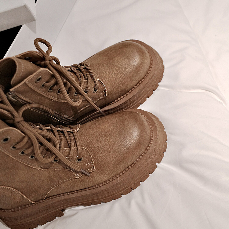 Diferel Fashionable and comfortable women's lace-up short boots