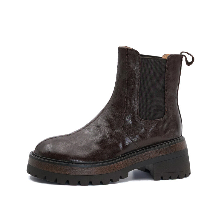 Diferel Fashionable women's warm thick-soled ankle boots