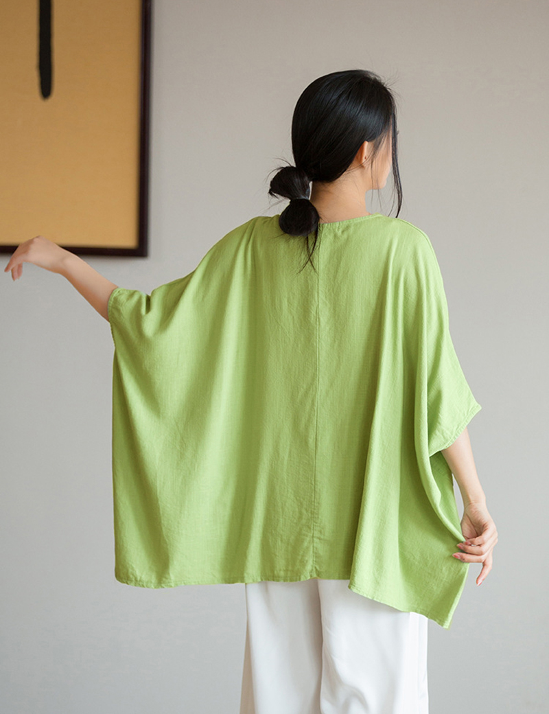2023 New Loose Dolman Short Sleeve T-Shirt