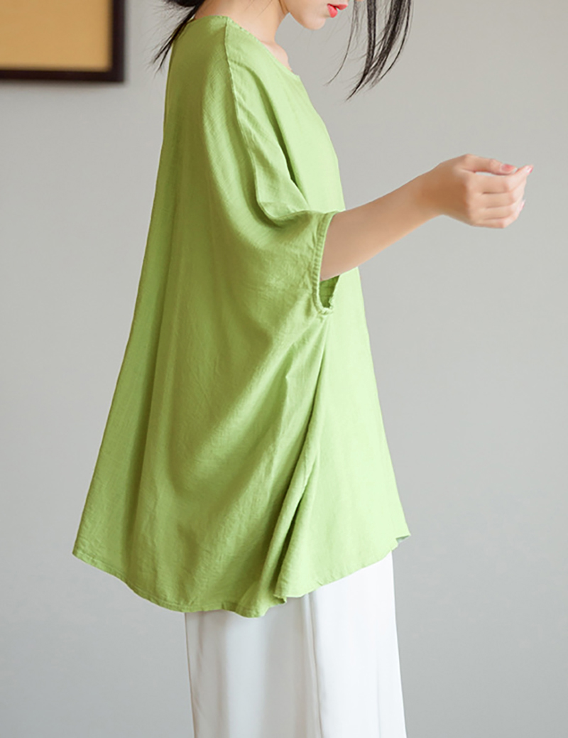 2023 New Loose Dolman Short Sleeve T-Shirt