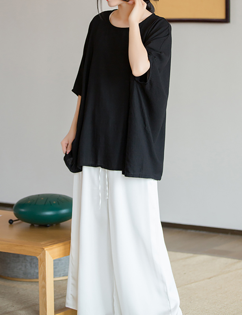 2023 New Loose Dolman Short Sleeve T-Shirt