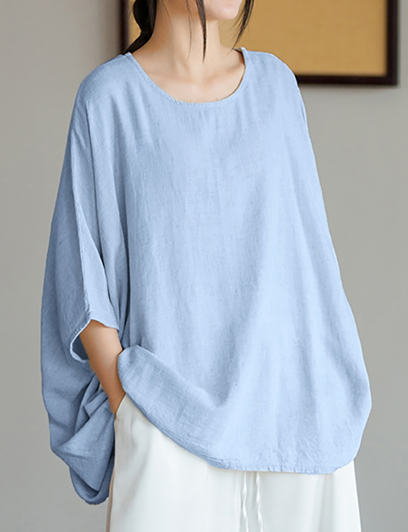 2023 New Loose Dolman Short Sleeve T-Shirt