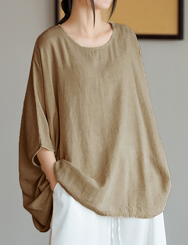 2023 New Loose Dolman Short Sleeve T-Shirt