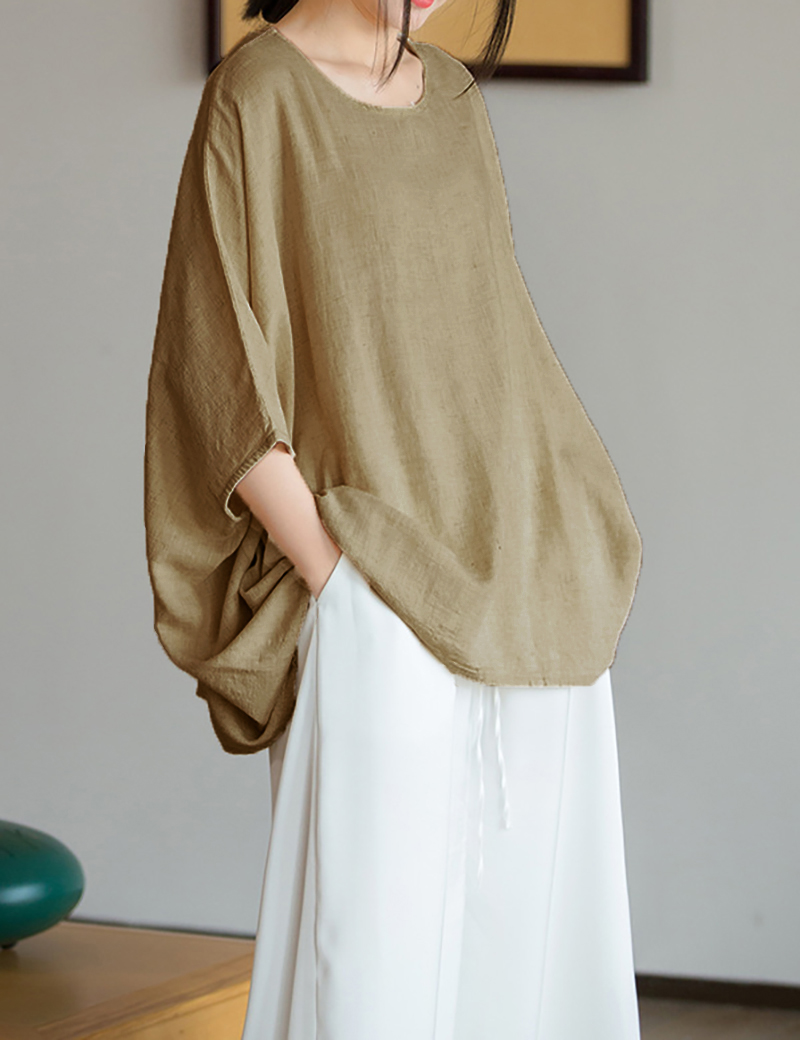 2023 New Loose Dolman Short Sleeve T-Shirt