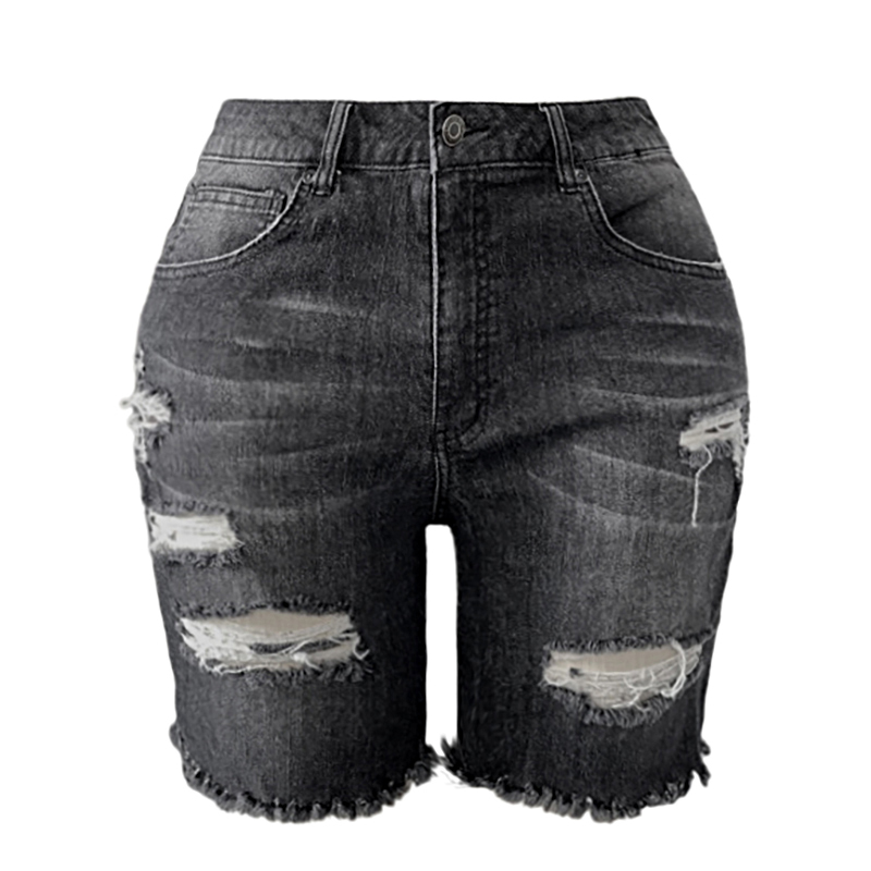  Short For Womens Shorts Denim Shorts Pokets Casual Zipper Fringe Jeans