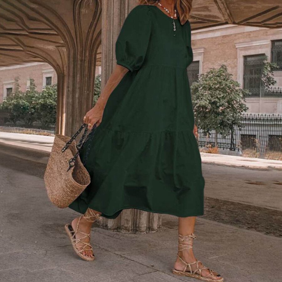 Ladies Beach Vacation Vintage Dress