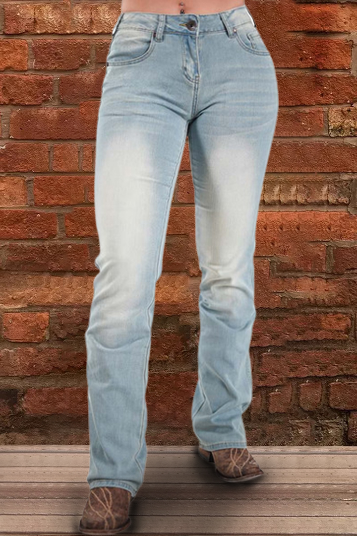 Midiross Mid Rise Micro Stretch Jeans